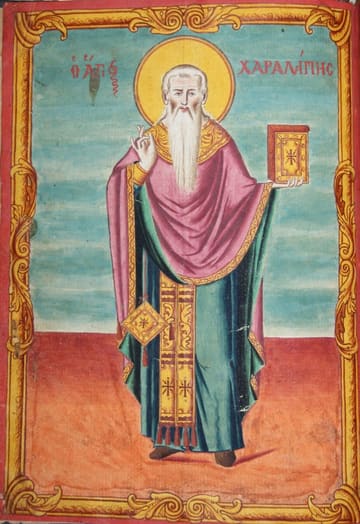 Icon of St. Charalampos the Hieromartyr