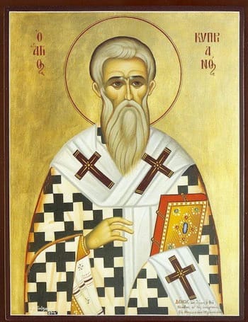 Icon of St. Cyprian of Carthage