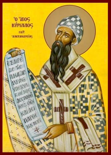 Icon of St. Cyril of Alexandria