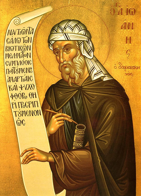 Icon of St. John of Damascus