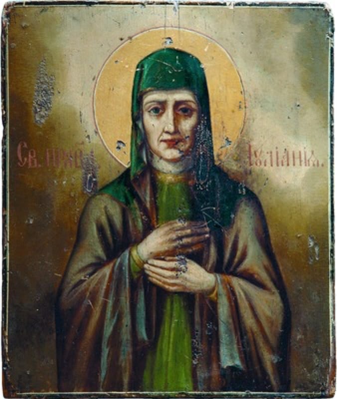 Icon of St. Juliana of Lazarevo