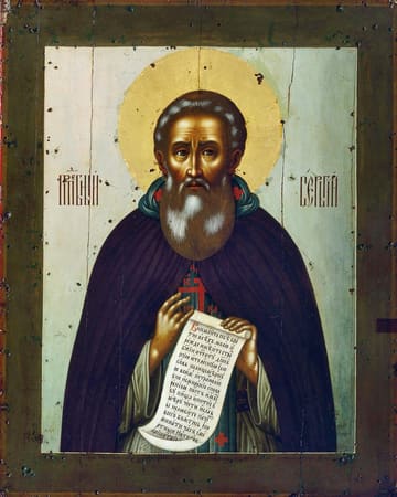 Icon of St. Sergius of Radonezh