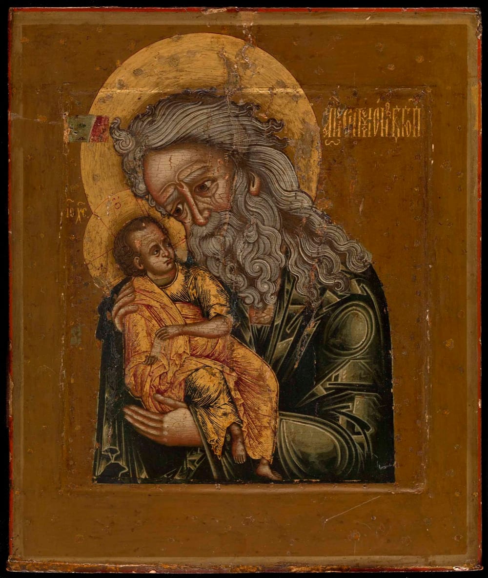 Icon of St. Symeon the God-receiver