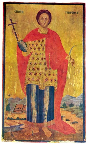 Icon of St. Tryphon of Campsada